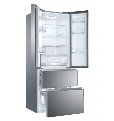 Haier FD 70 Series 3 FD15FPAA side-by-side refrigerator Freestanding 446 L F Silver