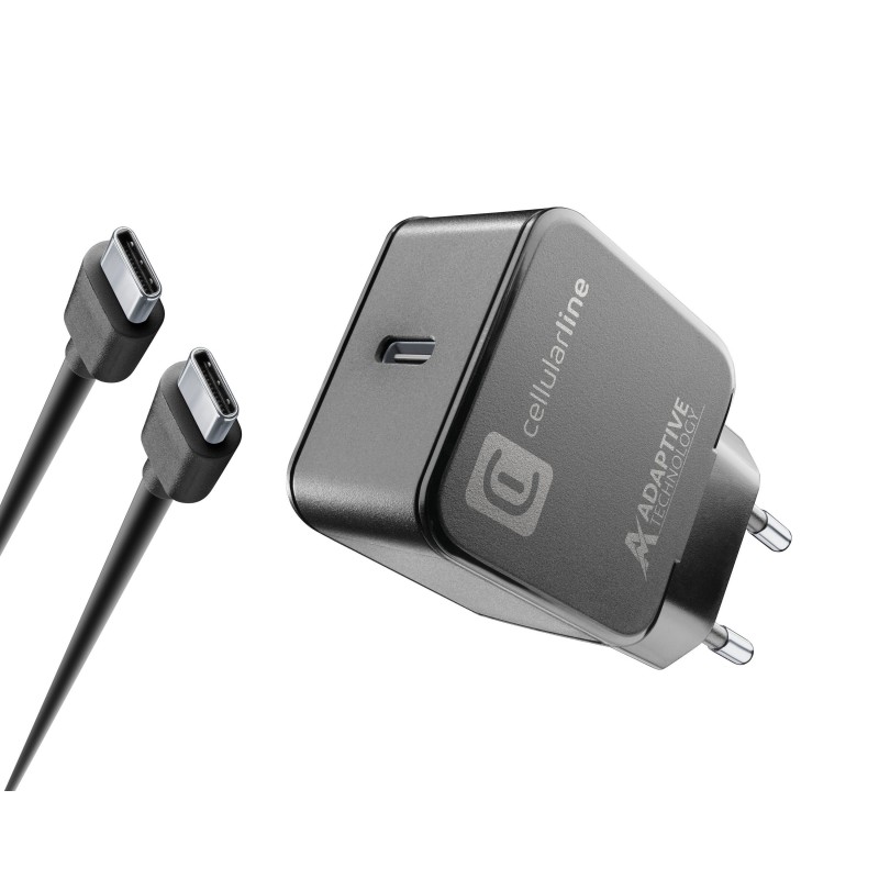 Cellularline USB-C Charger Kit 15W Negro Interior