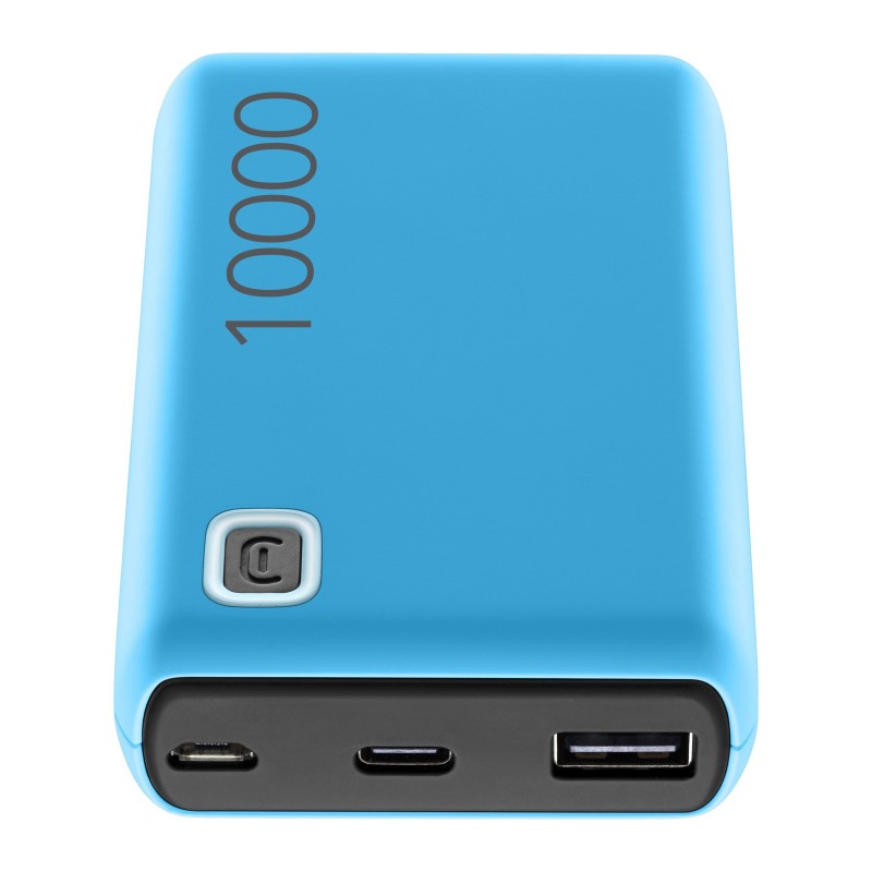 Cellularline Power Bank ESSENCE 10000 Caricabatterie portatile da 10000mAh Blu