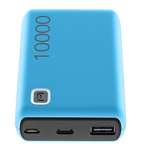 Cellularline Power Bank ESSENCE 10000 Caricabatterie portatile da 10000mAh Blu