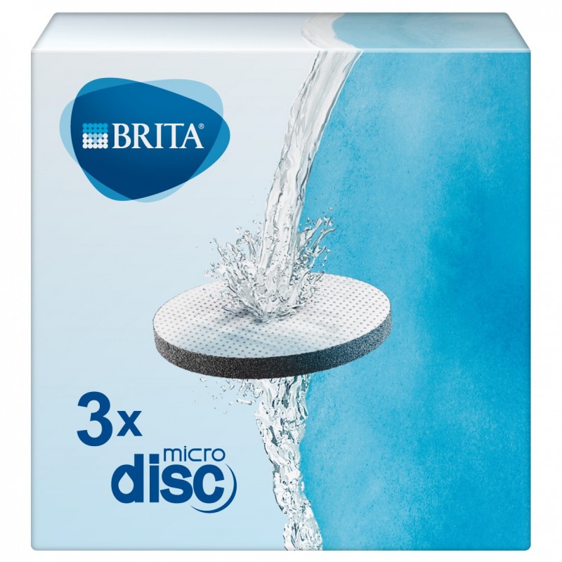 Brita Filtri per acqua MicroDisc Pack 3 - Per 3 mesi di filtrazione