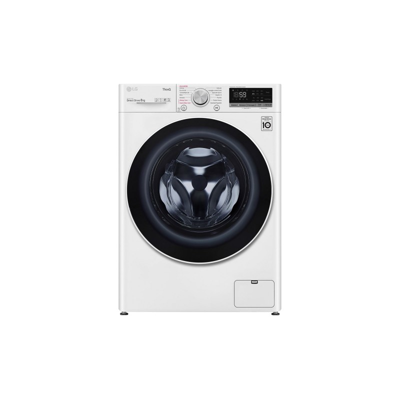 LG F4WV508S0B lavatrice Caricamento frontale 8 kg 1400 Giri min B Bianco
