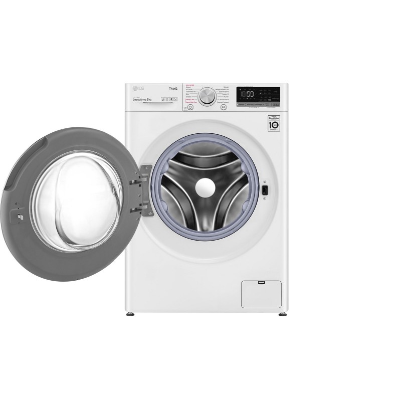 LG F4WV508S0B lavatrice Caricamento frontale 8 kg 1400 Giri min B Bianco