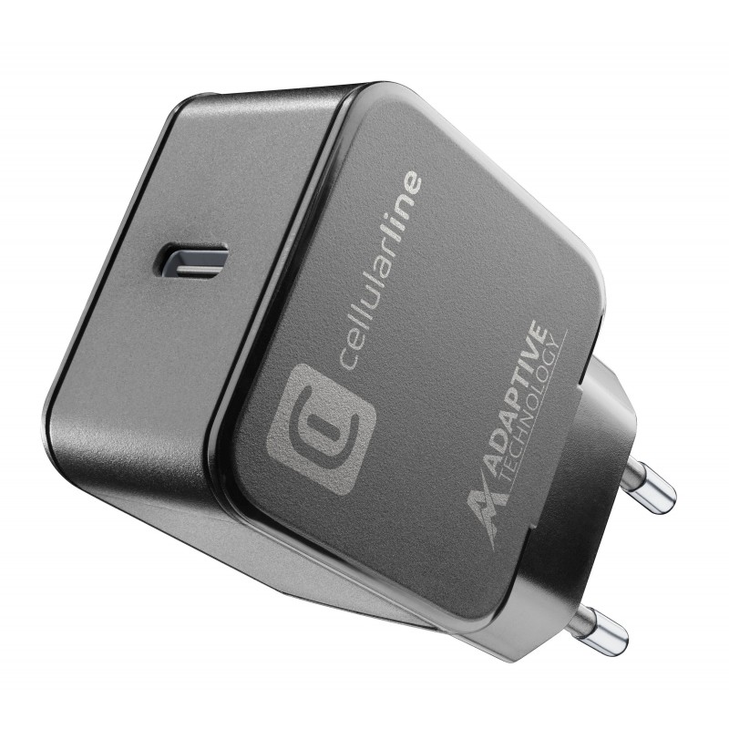 Cellularline USB-C Charger 15W Black Indoor