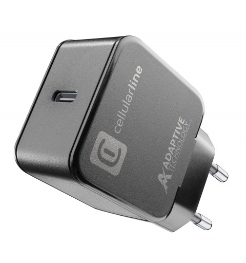 Cellularline USB-C Charger 15W Black Indoor