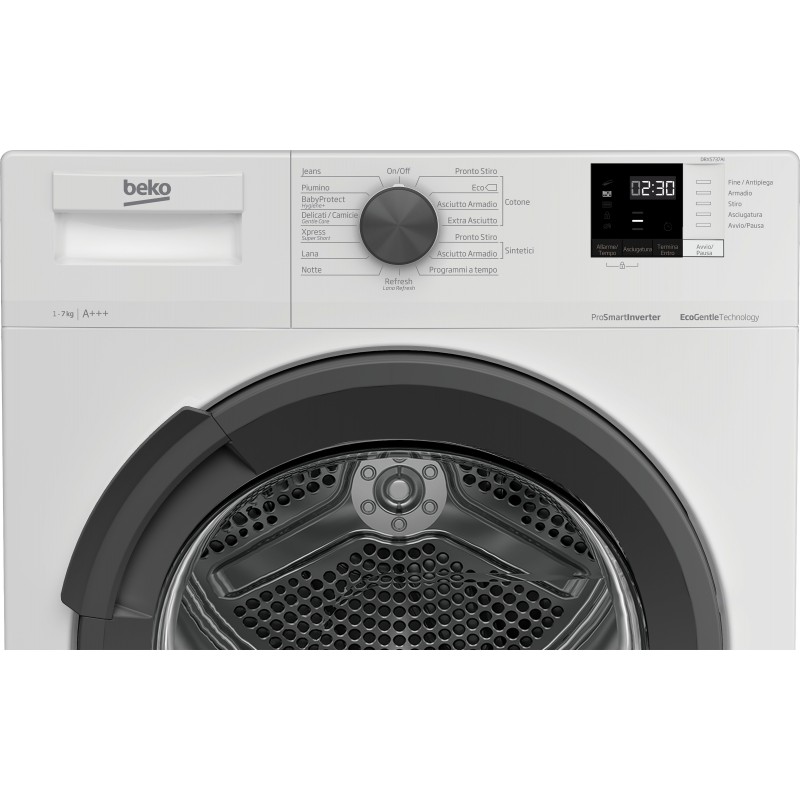 Beko DRXS737AI asciugatrice Libera installazione Caricamento frontale 7 kg A+++