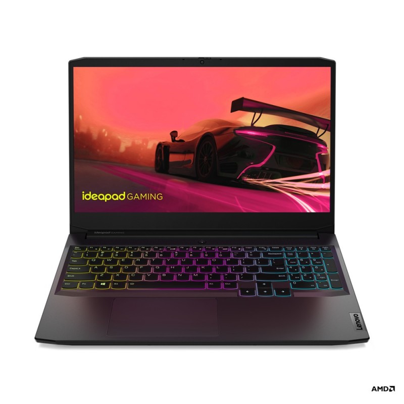 Lenovo IdeaPad Gaming 3 15ACH6 Ordinateur portable 39,6 cm (15.6") Full HD AMD Ryzen™ 5 8 Go DDR4-SDRAM 512 Go SSD NVIDIA
