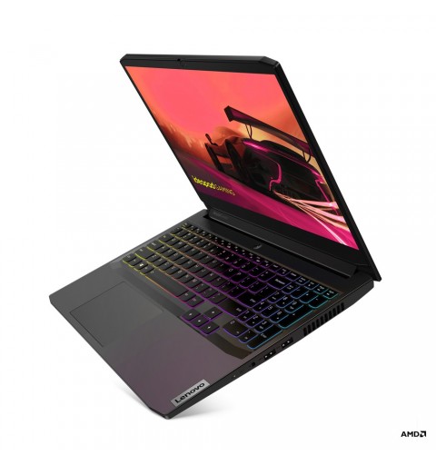 Lenovo IdeaPad Gaming 3 15ACH6 Ordinateur portable 39,6 cm (15.6") Full HD AMD Ryzen™ 5 8 Go DDR4-SDRAM 512 Go SSD NVIDIA