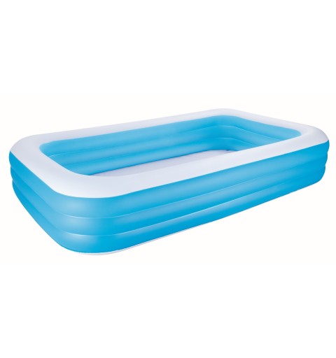 Bestway Blue Rectangular Familiy Pool De Luxe- 3.05m x 1.83m x 56cm - blue