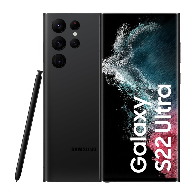 Samsung Galaxy S22 Ultra 5G Display 6.8'' Dynamic AMOLED 2X, 5 fotocamere, RAM 12 GB, 256 GB, 5.000mAh, Phantom Black