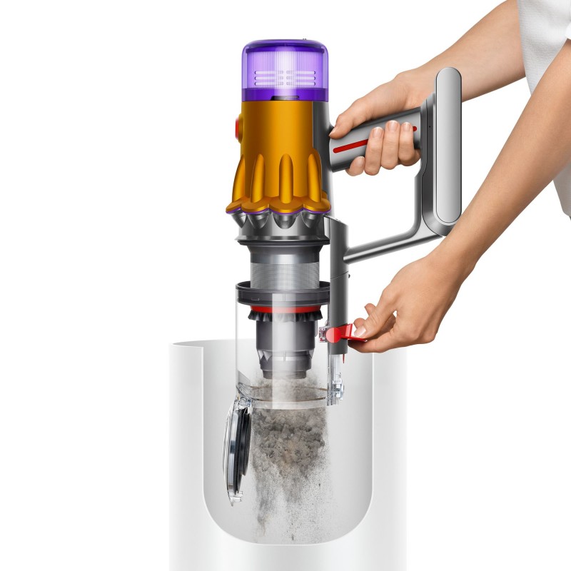 Dyson V12 Slim Absolute Nickel, Purple Bagless