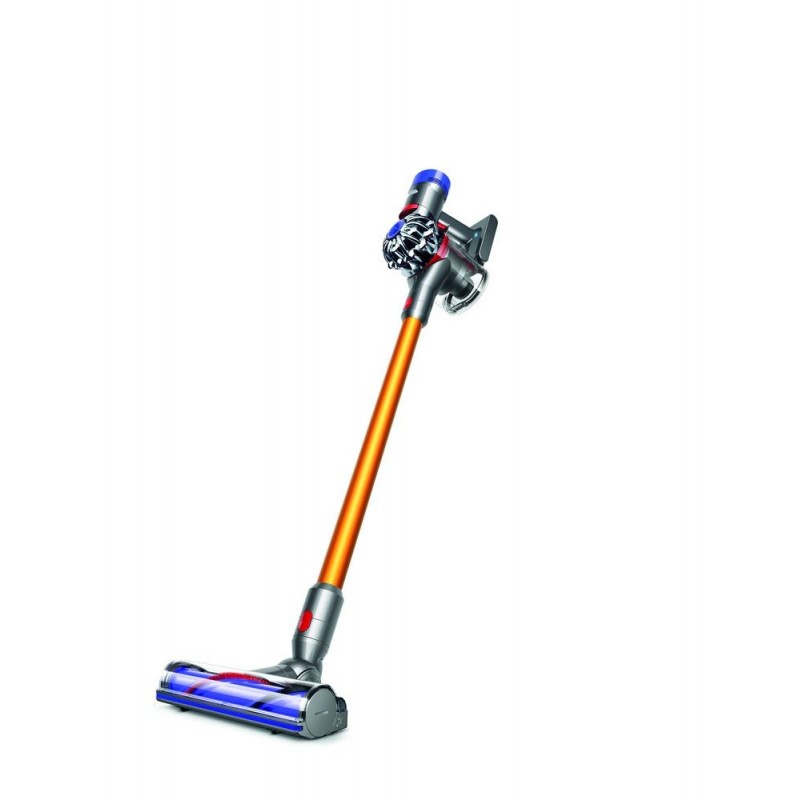 Dyson V8 Absolute + Grigio, Nichel, Giallo Senza sacchetto