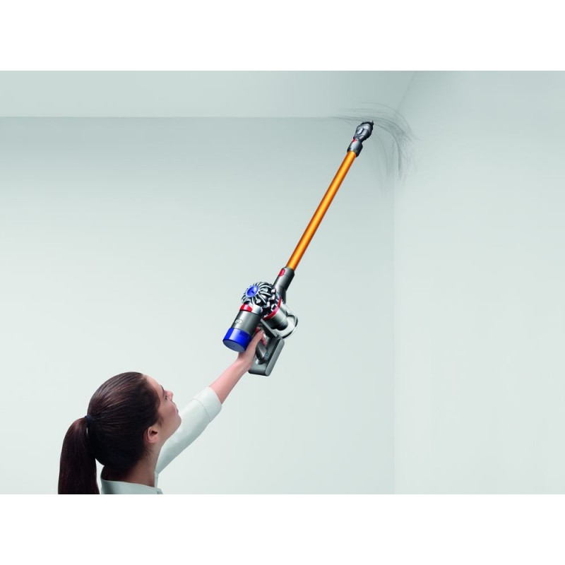 Dyson V8 Absolute + Grigio, Nichel, Giallo Senza sacchetto