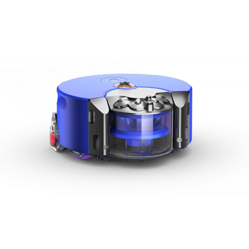 Dyson 360 Heurist aspirapolvere robot 0,33 L Senza sacchetto Blu, Nichel