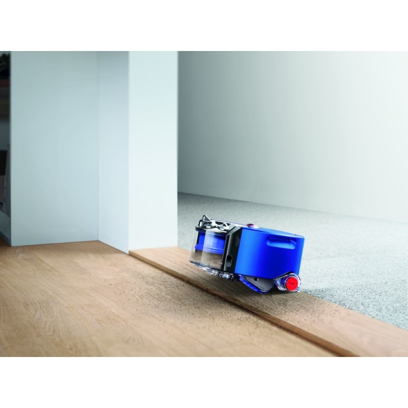 Dyson 360 Heurist aspirapolvere robot 0,33 L Senza sacchetto Blu, Nichel