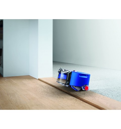 Dyson 360 Heurist aspirapolvere robot 0,33 L Senza sacchetto Blu, Nichel