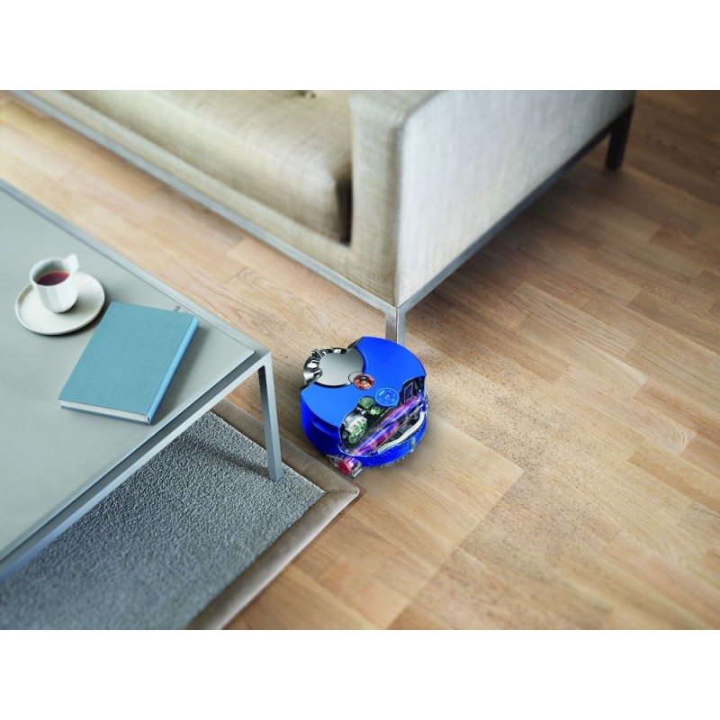 Dyson 360 Heurist robot vacuum 0.33 L Bagless Blue, Nickel