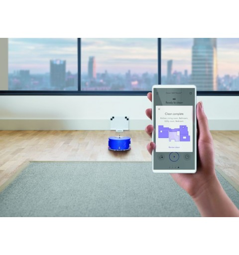Dyson 360 Heurist robot vacuum 0.33 L Bagless Blue, Nickel