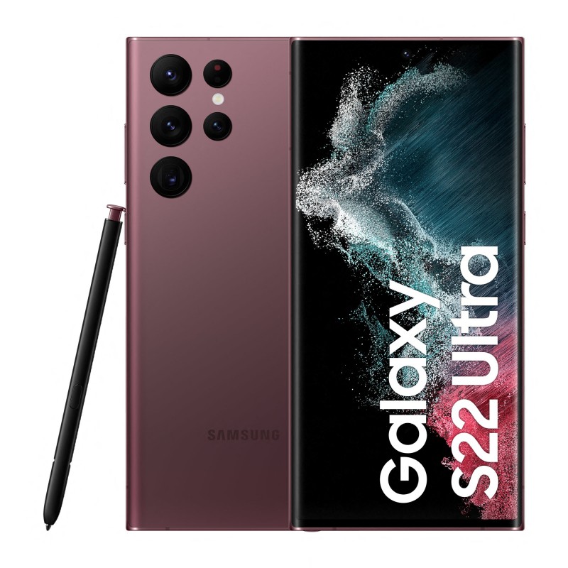 Samsung Galaxy S22 Ultra SM-S908B 17.3 cm (6.8") Dual SIM Android 12 5G USB Type-C 12 GB 256 GB 5000 mAh Burgundy