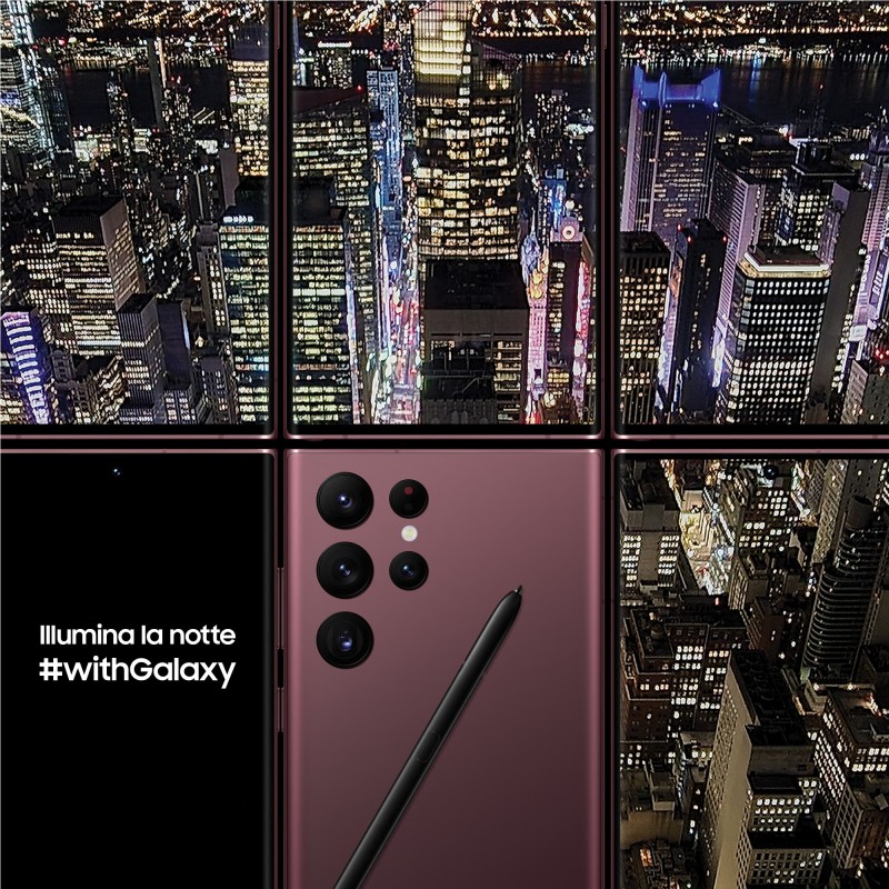 Samsung Galaxy S22 Ultra SM-S908B 17.3 cm (6.8") Dual SIM Android 12 5G USB Type-C 12 GB 256 GB 5000 mAh Burgundy