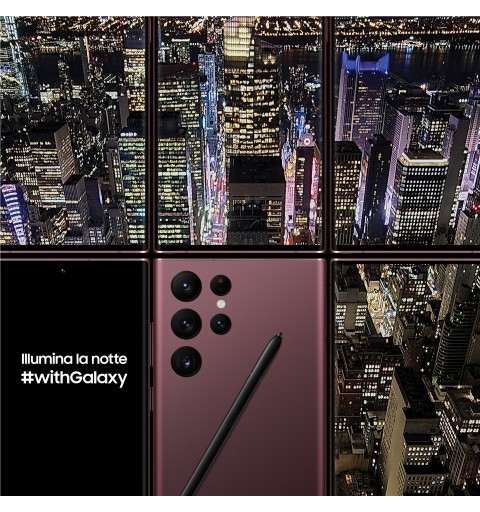 Samsung Galaxy S22 Ultra SM-S908B 17.3 cm (6.8") Dual SIM Android 12 5G USB Type-C 12 GB 256 GB 5000 mAh Burgundy