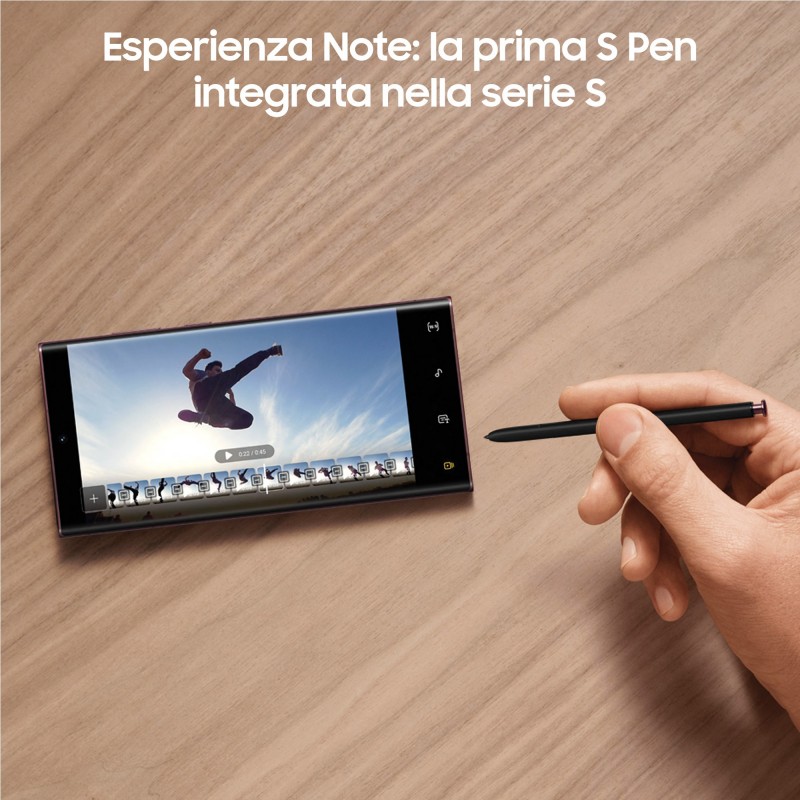 Samsung Galaxy S22 Ultra SM-S908B 17,3 cm (6.8") SIM doble Android 12 5G USB Tipo C 12 GB 256 GB 5000 mAh Borgoña