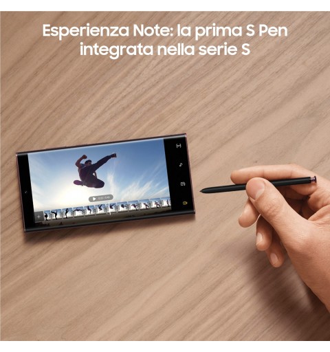 Samsung Galaxy S22 Ultra SM-S908B 17,3 cm (6.8") Double SIM Android 12 5G USB Type-C 12 Go 256 Go 5000 mAh Bourgogne