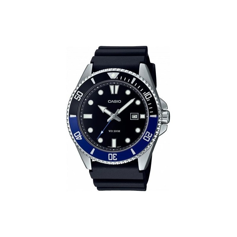 Casio MDV-107-1A2VEF watch Wrist watch Quartz Black, Blue, Stainless steel Stainless steel
