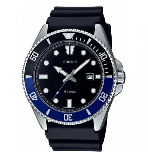 Casio MDV-107-1A2VEF watch Wrist watch Quartz Black, Blue, Stainless steel Stainless steel
