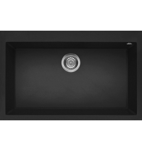 Elleci Quadra 130 Lavabo sobre-encimera Rectangular Granito