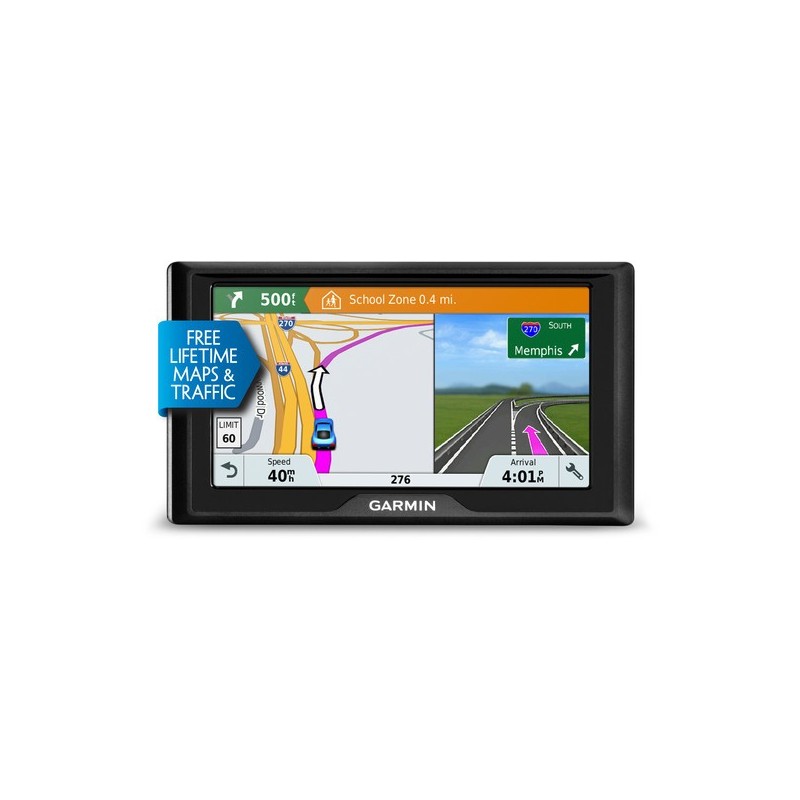 Garmin Drive 61 LMT-S navigator Fixed 15.5 cm (6.1") TFT Touchscreen 241 g Black