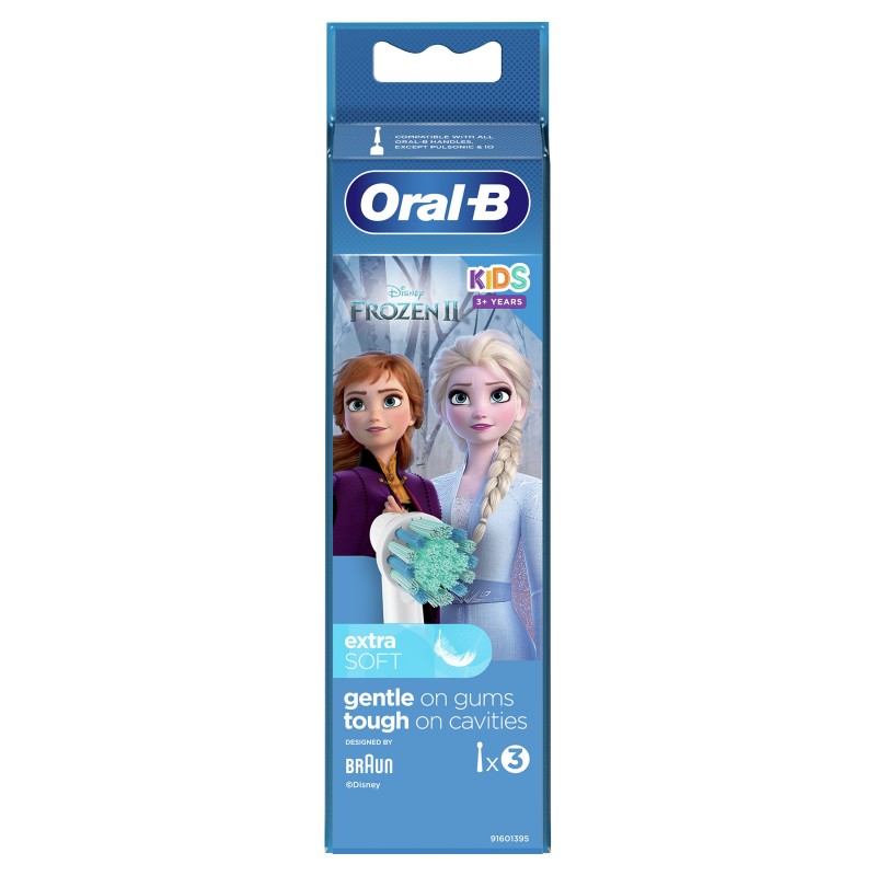Oral-B 80352082 testina per spazzolino 3 pz Bianco