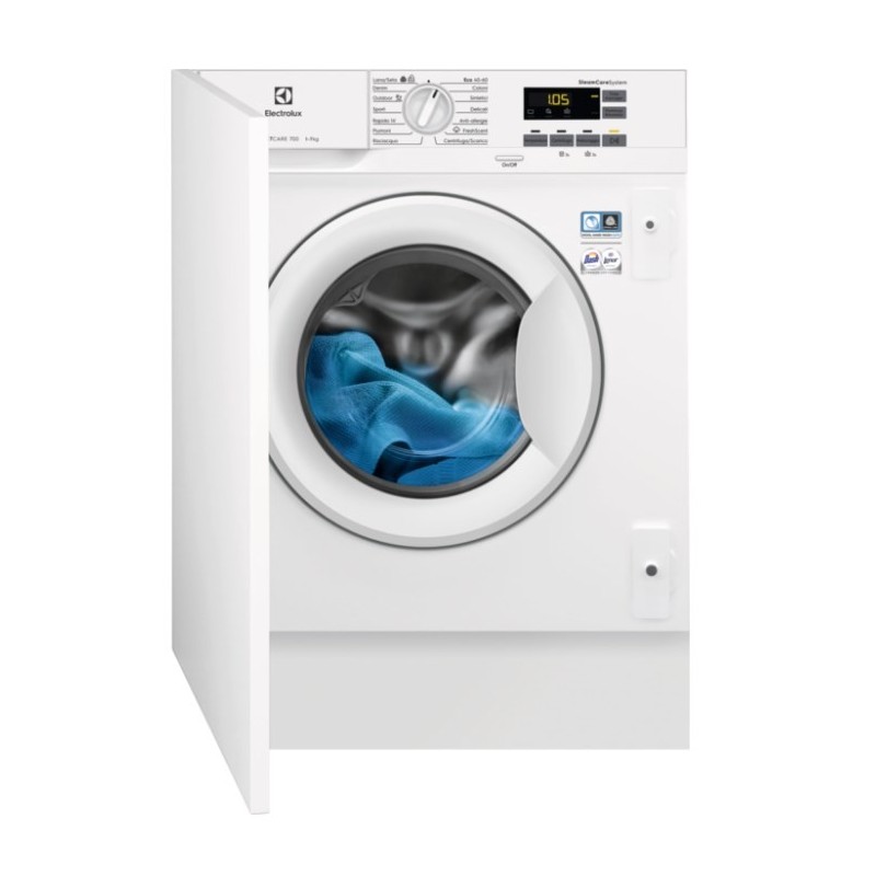 Electrolux EW7F472WBI machine à laver Charge avant 7 kg 1151 tr min D Blanc