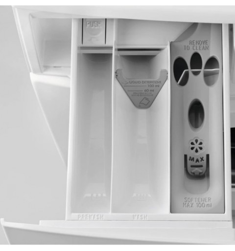 Electrolux EW7F472WBI machine à laver Charge avant 7 kg 1151 tr min D Blanc