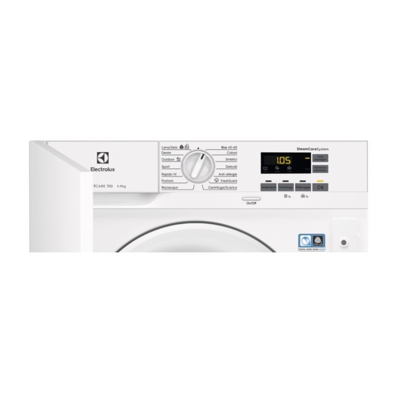Electrolux EW7F472WBI machine à laver Charge avant 7 kg 1151 tr min D Blanc