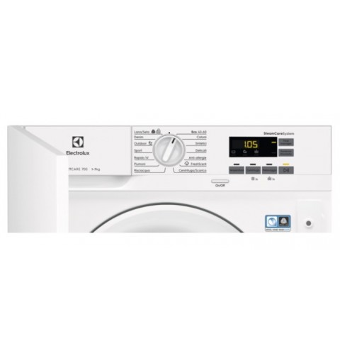 Electrolux EW7F472WBI machine à laver Charge avant 7 kg 1151 tr min D Blanc