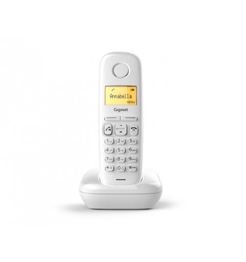 Gigaset A270 Téléphone DECT Identification de l'appelant Blanc
