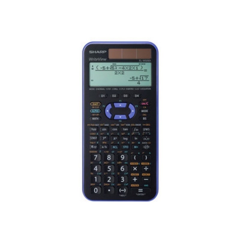 Sharp EL-W506TBSL calcolatrice Desktop Calcolatrice scientifica Nero