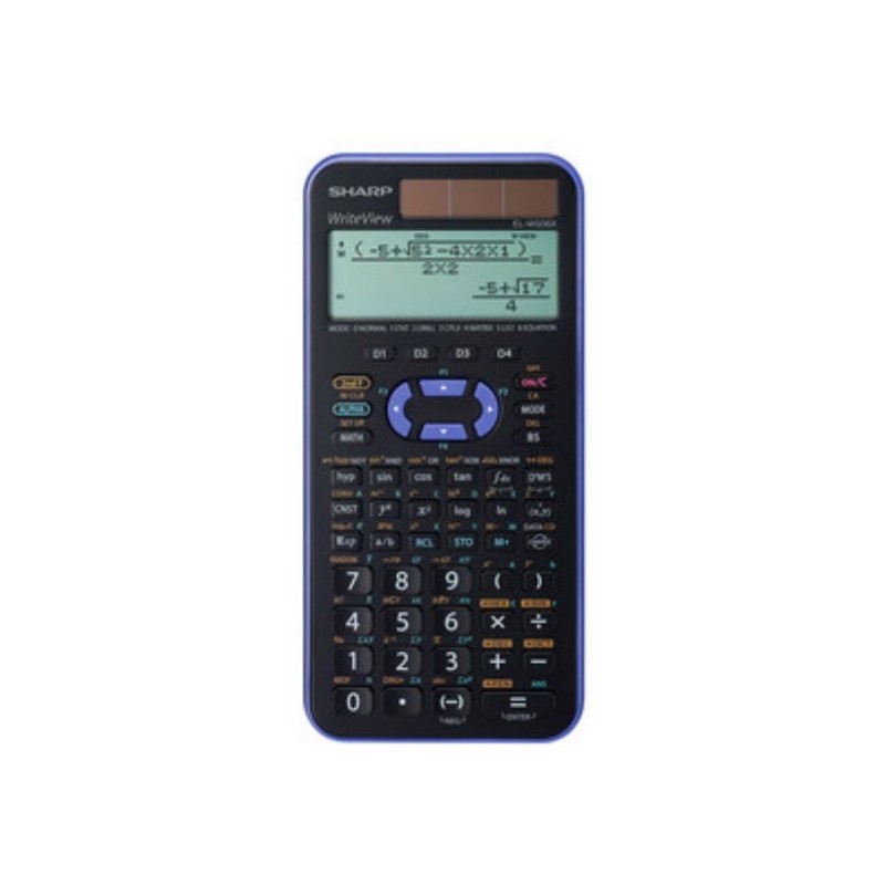 Sharp EL-W506TBSL calculadora Escritorio Calculadora científica Negro