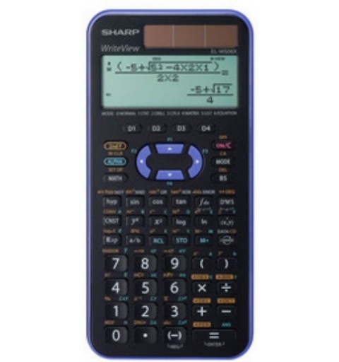 Sharp EL-W506TBSL Taschenrechner Desktop Wissenschaftlicher Taschenrechner Schwarz