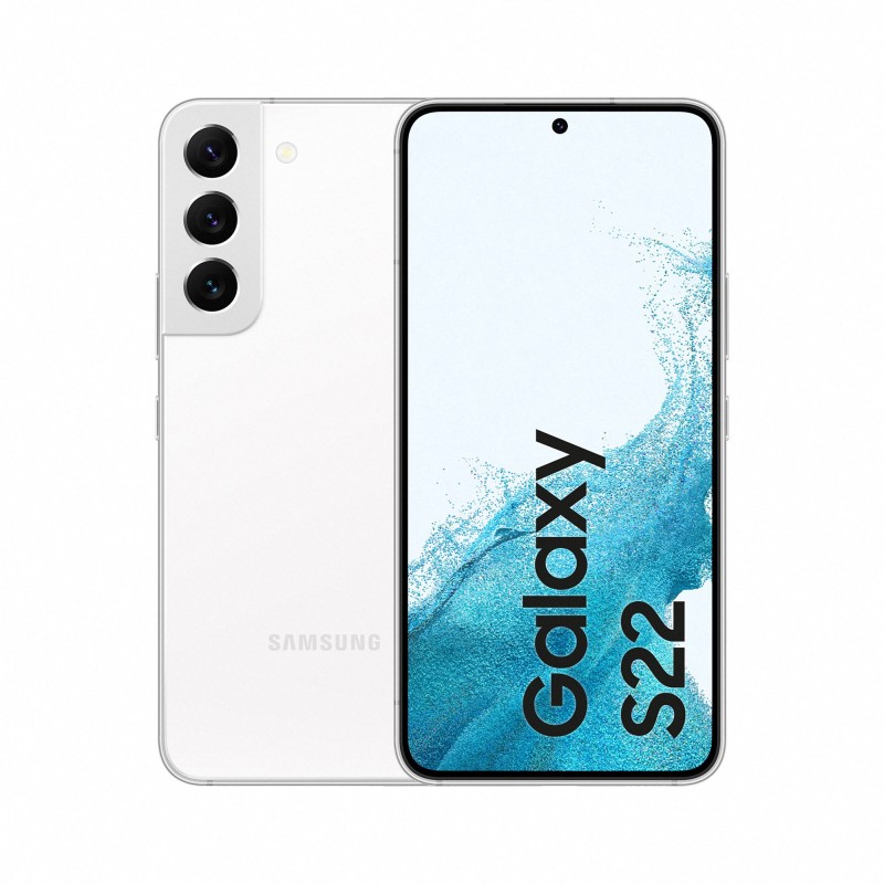 Samsung Galaxy S22 SM-S901B 15,5 cm (6.1 Zoll) Dual-SIM Android 12 5G USB Typ-C 8 GB 128 GB 3700 mAh Weiß