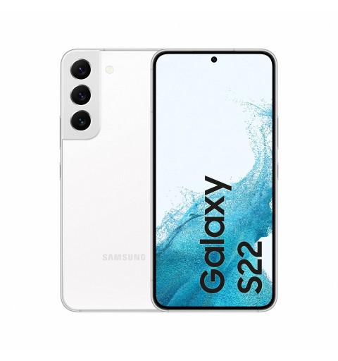 Samsung Galaxy S22 SM-S901B 15,5 cm (6.1 Zoll) Dual-SIM Android 12 5G USB Typ-C 8 GB 128 GB 3700 mAh Weiß