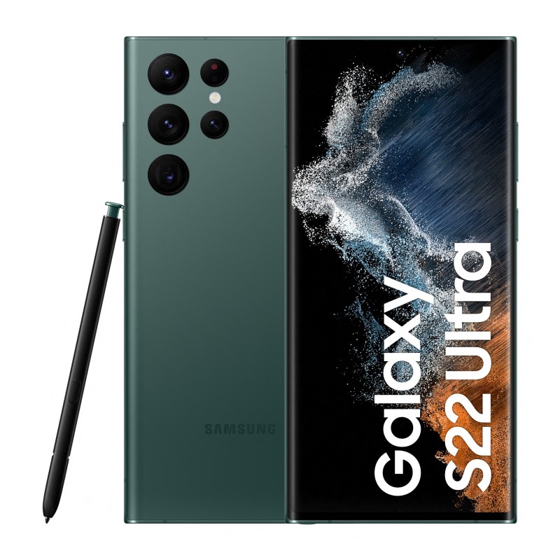 Samsung Galaxy S22 Ultra SM-S908B 17,3 cm (6.8") Double SIM Android 12 5G USB Type-C 12 Go 512 Go 5000 mAh Vert