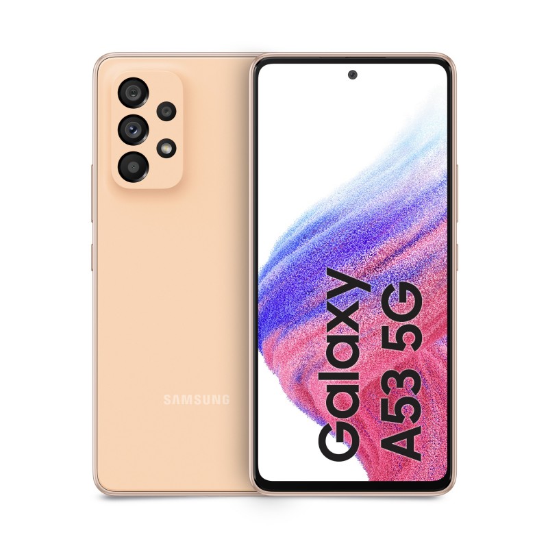 Samsung Galaxy A53 5G SM-A536B 16,5 cm (6.5") Ranura híbrida Dual SIM Android 12 USB Tipo C 6 GB 128 GB 5000 mAh Durazno