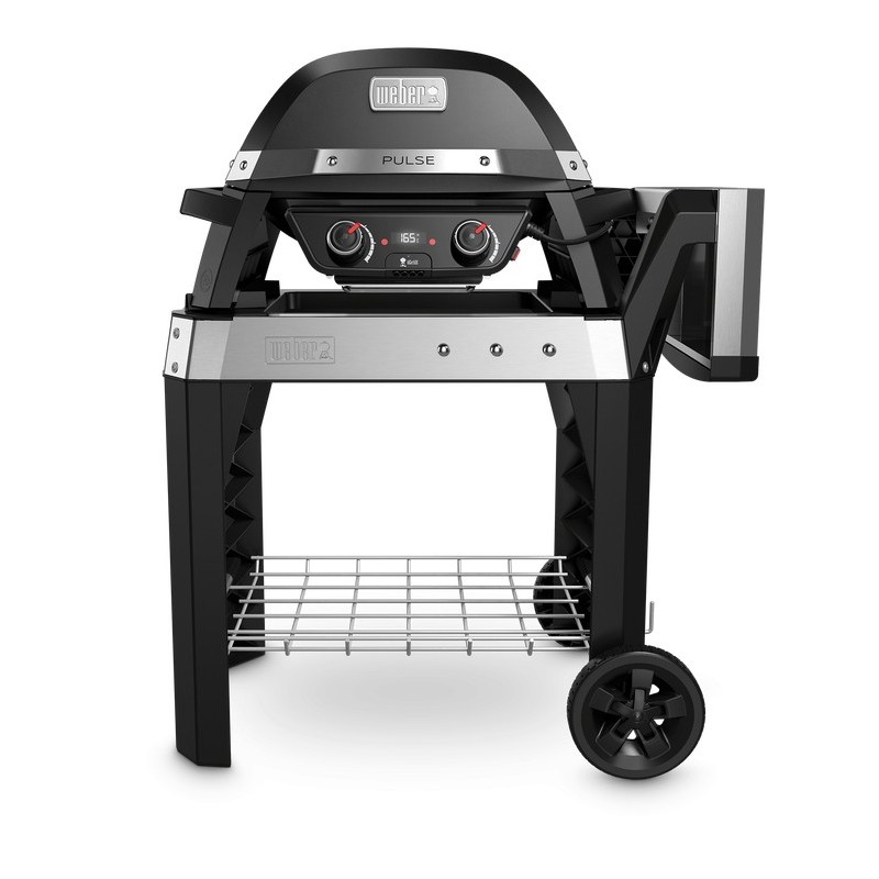Weber Pulse 2000 Grill Wagen Elektro Schwarz, Silber 2200 W