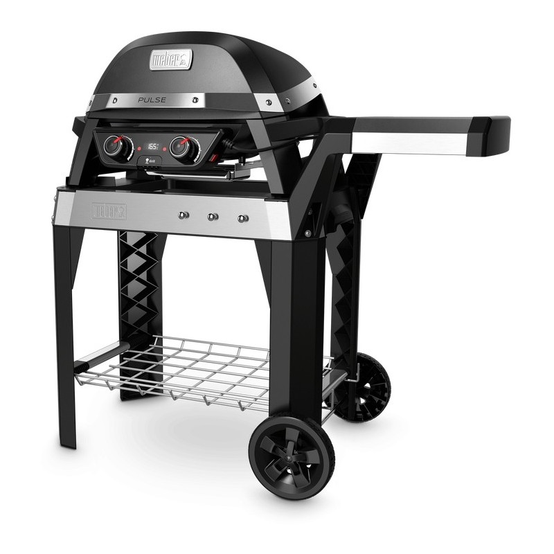 Weber Pulse 2000 Barbecue Carrello Elettrico Nero, Argento 2200 W