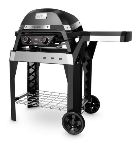 Weber Pulse 2000 Grill Wagen Elektro Schwarz, Silber 2200 W