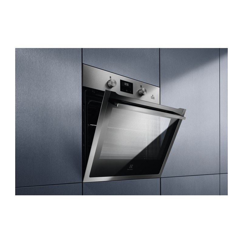 Electrolux KODGS20TX four 72 L 2990 W A+++ Noir, Acier inoxydable