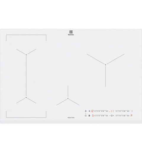 Electrolux EIL83443BW Blanc Intégré (placement) 78 cm Plaque avec zone à induction 4 zone(s)