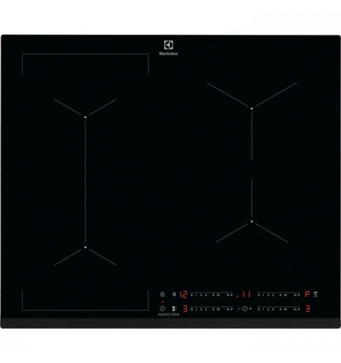 Electrolux EIL63443 Schwarz Integriert 59 cm Zonen-Induktionskochfeld 4 Zone(n)